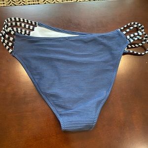 High Rise Navy ⚓️ Ribbed Bikini Bottom